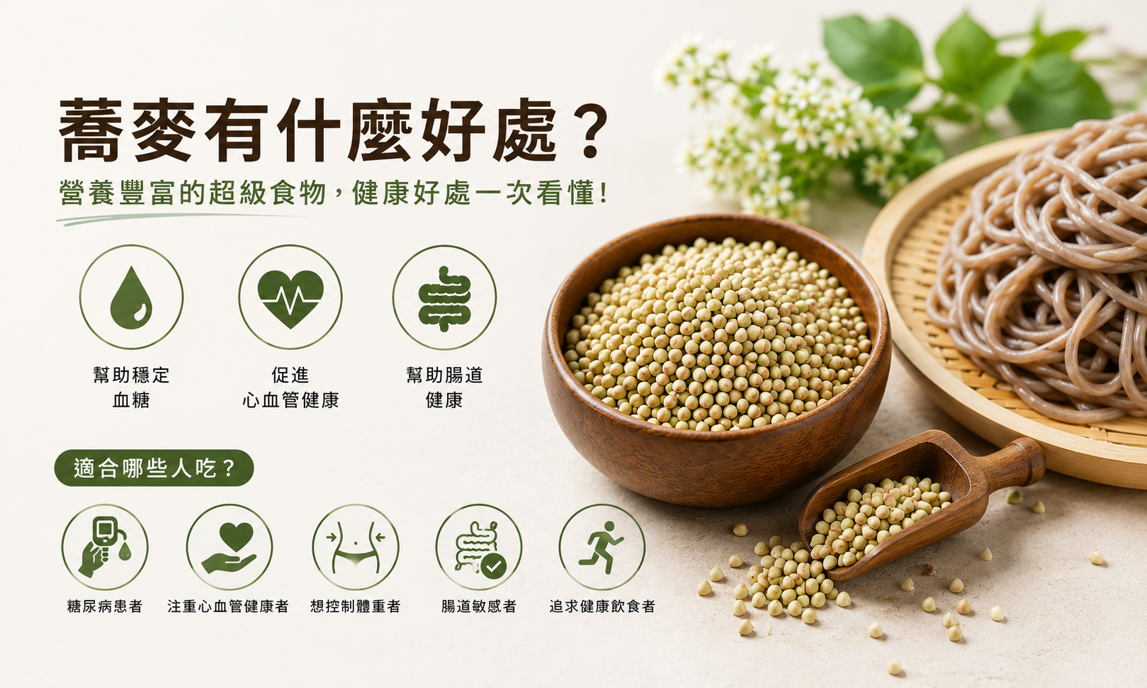 蕎麥好處、營養價值與適合吃法
